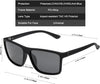 JOLLYNOVA Men's Sports Polarized Sunglasses Square Frame Glasses NP1007