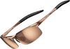 JOLLYNOVA Men's Fashion Driving Polarized Sunglasses for Men - Al-Mg metal Ultralight Frame