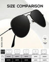 JOLLYNOVA Classic Aviator Sunglasses for Men Women Driving Sun glasses Polarized Lens UV Blocking