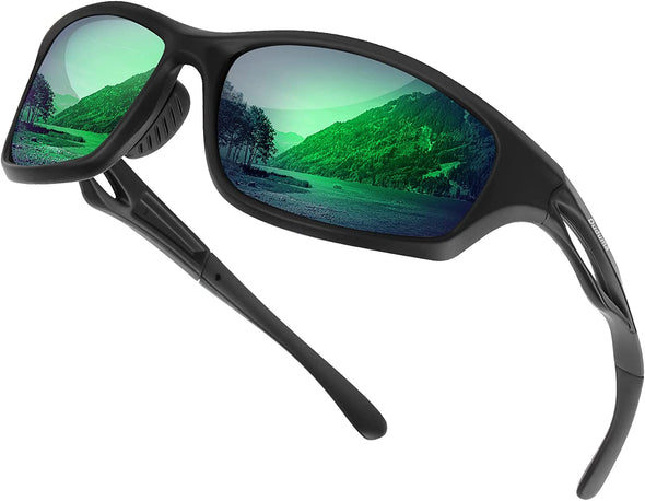 JOLLYNOVA Polarized Sports Sunglasses for Men Women Running Cycling Fishing Golf Driving Shades Sun Glasses Tr90