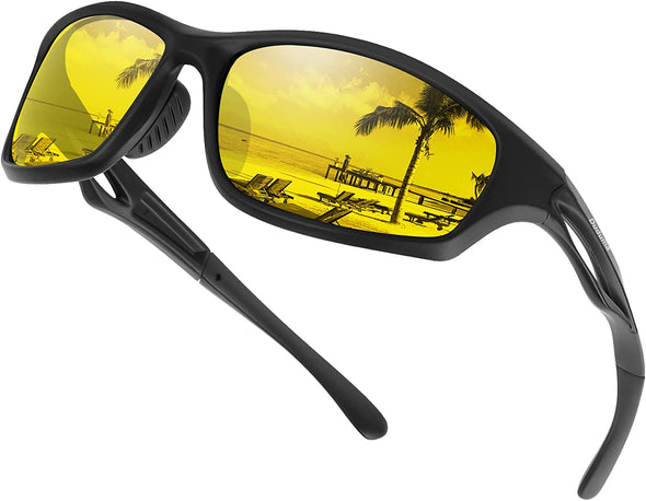 JOLLYNOVA Polarized Sports Sunglasses for Men Women Running Cycling Fishing Golf Driving Shades Sun Glasses Tr90