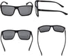 JOLLYNOVA Men's Sports Polarized Sunglasses Square Frame Glasses NP1007