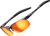 JOLLYNOVA Men's Fashion Driving Polarized Sunglasses for Men - Al-Mg metal Ultralight Frame