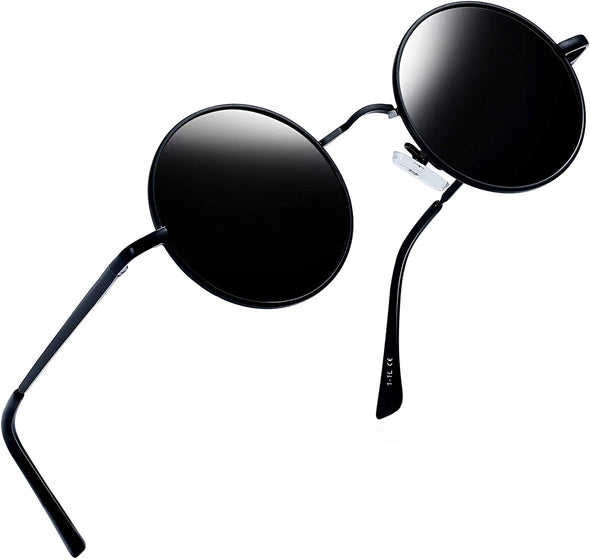 JOLLYNOVA Round Sunglasses for Women Men Circle Sun Glasses UV Protection