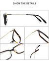 Voos same 202509 glasses frame Shenzhen wholesale, plate titanium frame trendy glasses can be equipped with myopia IP electroplating