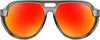 FEISEDY Vintage Aviator Sunglasses Womens Mens Oversized Flat Top Shades 80s Retro Round Sun Glasses B0096