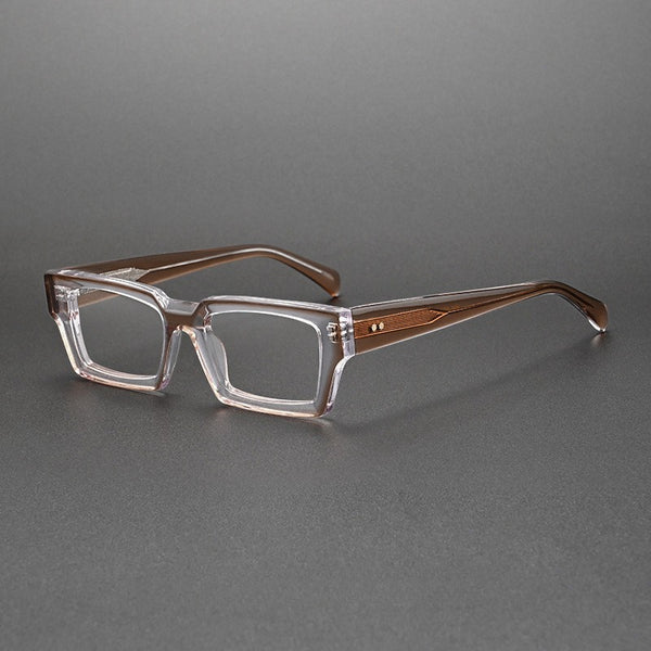 Piller Retro Rectangle Acetate Glasses Frame