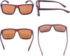JOLLYNOVA Men's Sports Polarized Sunglasses Square Frame Glasses NP1007