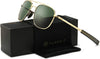 JOLLYNOVA Men's Military Style Polarized Pilot Aviator Sunglasses Bayonet Temples