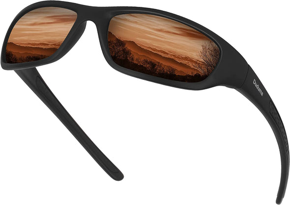 JOLLYNOVA Sports Polarized Sunglasses for Men Women Baseball Cycling Golf Fishing Sun Glasses UV Blocking Tr8116