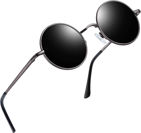 JOLLYNOVA Round Sunglasses for Women Men Circle Sun Glasses UV Protection