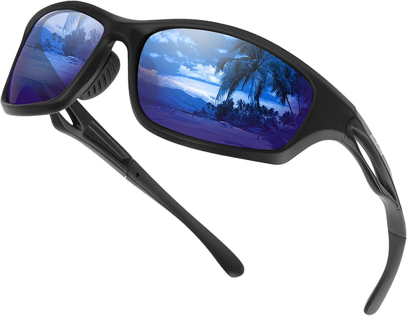 JOLLYNOVA Polarized Sports Sunglasses for Men Women Running Cycling Fishing Golf Driving Shades Sun Glasses Tr90