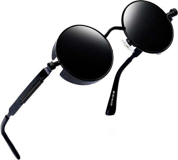 JOLLYNOVA Round Sunglasses for Women Men Circle Sun Glasses UV Protection