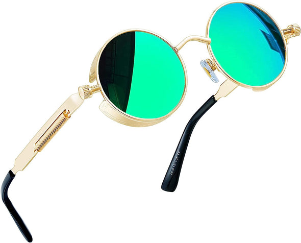 JOLLYNOVA Round Sunglasses for Women Men Circle Sun Glasses UV Protection