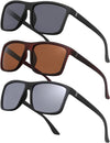 JOLLYNOVA Men's Sports Polarized Sunglasses Square Frame Glasses NP1007