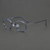 Mamie Vintage Titanium Oval Glasses Frame