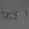 Voos same 202509 glasses frame Shenzhen wholesale, plate titanium frame trendy glasses can be equipped with myopia IP electroplating