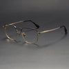 Hahn Business Square Titanium Double-bridge Glasses Frame