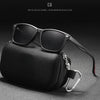 All Matching Square Polarized Sunglasses For Men Women TR90 Material Frame Spring Hinges