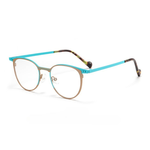 Munoz Retro Hand Made Alloy Glasses Frame