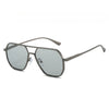Men's and women's polarized sunglasses, aluminum-magnesium temple sunglasses, large-frame color-changing glasses.