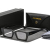 Piller Retro Rectangle Acetate Glasses Frame