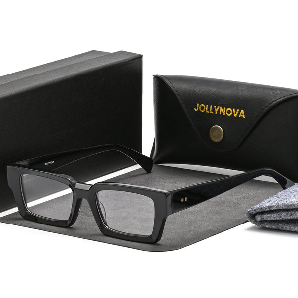 Piller Retro Rectangle Acetate Glasses Frame