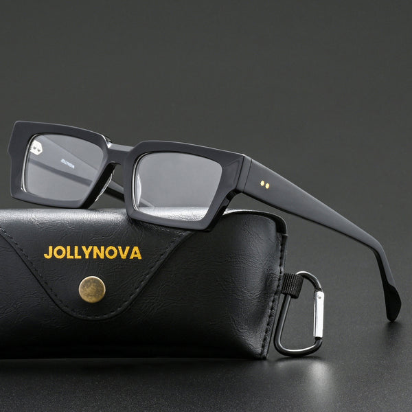 Piller Retro Rectangle Acetate Glasses Frame