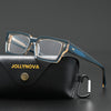 Piller Retro Rectangle Acetate Glasses Frame