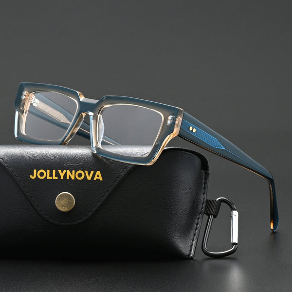Piller Retro Rectangle Acetate Glasses Frame