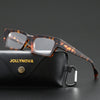 Piller Retro Rectangle Acetate Glasses Frame
