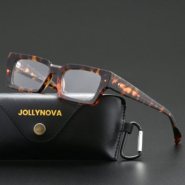 Piller Retro Rectangle Acetate Glasses Frame