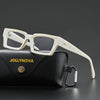 Piller Retro Rectangle Acetate Glasses Frame