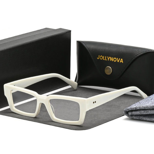Piller Retro Rectangle Acetate Glasses Frame