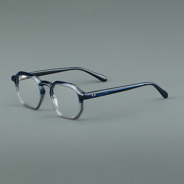 Tadros Vintage Geometric Acetate Glasses Frame