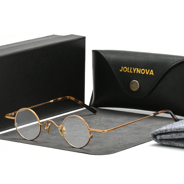 Lanar Retro Small Round Glasses Frame