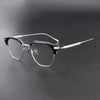 Pamela Retro Rectangle Titanium Eyeglasses Frame