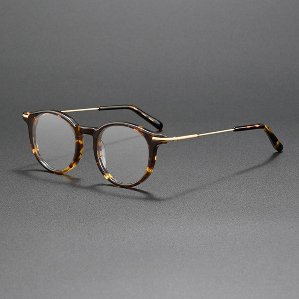 Carl Titanium Vintage Oval Eyeglasses Frames