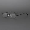 Jeff Titanium Geometric Glasses Frame