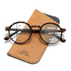 JollyNova HD7 Readers Anti-Blue Light Progressive Vintage TR90 Round Multi-focus Reading Glasses