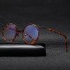 Mika Titanium Vintage Round Eyeglasses Frame