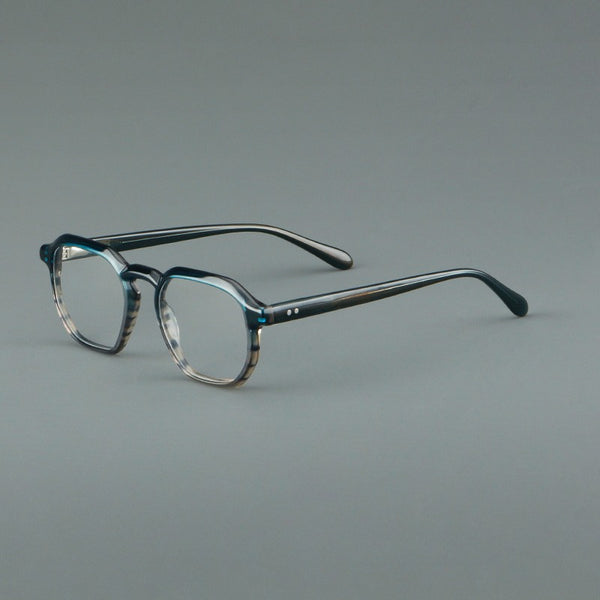 Tadros Vintage Geometric Acetate Glasses Frame