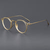 Draz Titanium Vintage Geometric Eyeglasses Frames