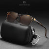 All Matching Square Polarized Sunglasses For Men Women TR90 Material Frame Spring Hinges