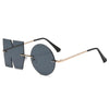 ALPHABET-SHAPED RIMLESS SUNGLASSES