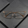 Voos same 202509 glasses frame Shenzhen wholesale, plate titanium frame trendy glasses can be equipped with myopia IP electroplating