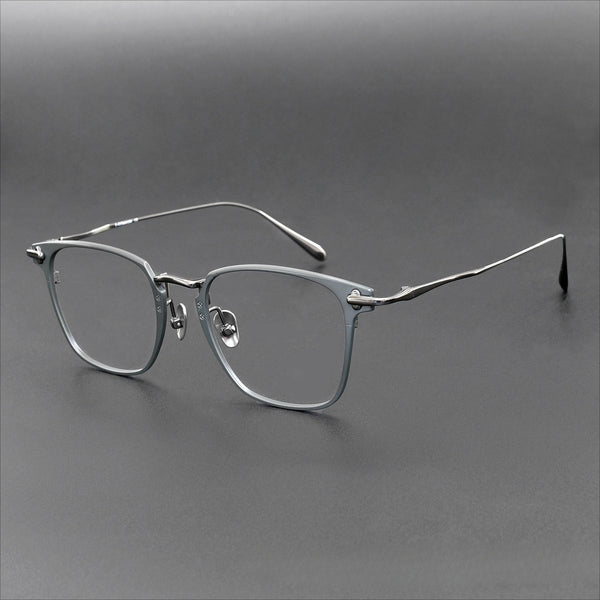 Roussel Vintage Square Titanium Eyeglasses Frame