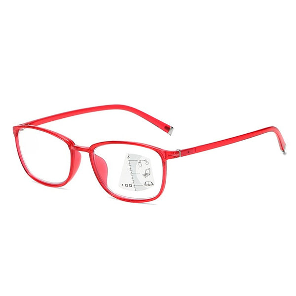 Men's Casual Multi-Focus Photochromic Anti-Blue Light Reading Glasses