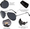 Jollynova Classic Aviator Polarized Sunglasses for Men Women Vintage Retro Style