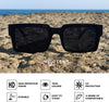 JOLLYNOVA Sunglasses For Women Minimalist Classic Design Fashion UV400 Square Sun Glasses Unisex TY2984